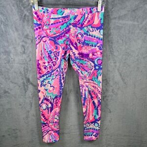 Lilly Pulitzer Leggings Colorful Print Activewear Casual Comfy‎